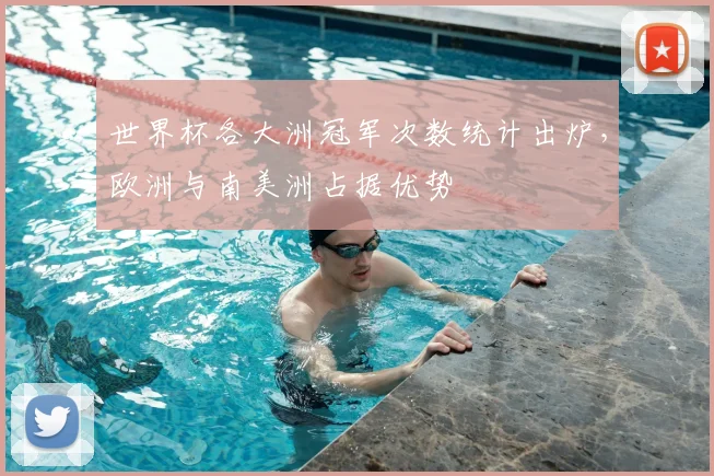 世界杯各大洲冠军次数统计出炉，欧洲与南美洲占据优势